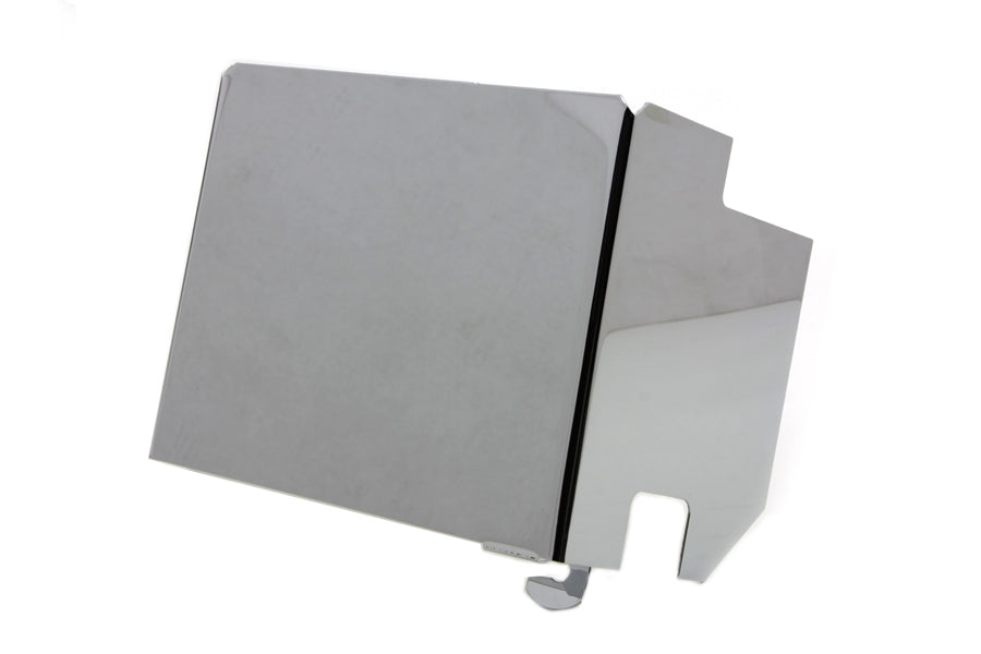 HARLEY Smooth Chrome Battery Side Cover fits 1970-1984 FL,   1970-1984 FLH,