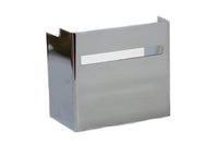 HARLEY Chrom-Batterie-Seitenverkleidung mit Einzelschlitz-Sichtfenster Passend für 1971–1978 FX, 1970–1978 XLCH,