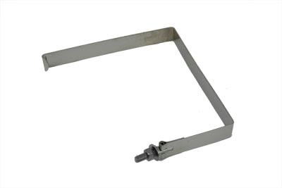 HARLEY Edelstahl Batteriehalteband Passend für 1970-1978 XLCH, 1971-1978 FX, nur Kickstarter