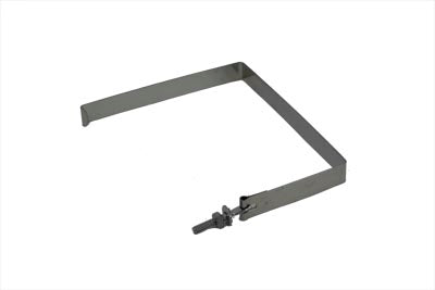 HARLEY Batterieband aus Edelstahl Passend für 1973-1984 FXE, 1980-1984 FX, 1973-1984 FXSB, 1973-19