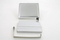 HARLEY Chrom Gerippter Batterieabdeckungssatz Passend für 1965-1969 FL,