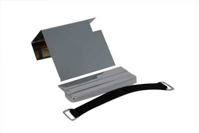 HARLEY Batterieabdeckungs-Kit Chrom glatt passend für 1979-1979 XL,