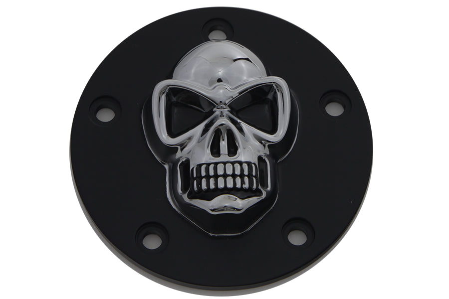 HARLEY Black Skull Style Zündungsdeckel Passend für 2000-2011 FXST, 2000-2011 FLST, 1999-2011 FXD,