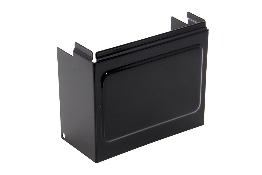 HARLEY Schwarze geprägte Batterie-Seitenabdeckung Passend für 1997-2005 FXD, 1997-2005 FXDWG, 1997-2003 XLH,
