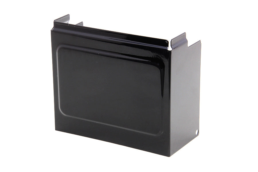HARLEY Schwarze geprägte Batterie-Seitenabdeckung Passend für 1997-2005 FXD, 1997-2005 FXDWG, 1997-2003 XLH,