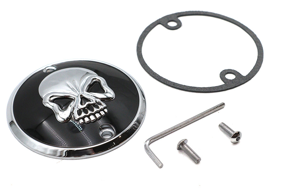HARLEY Totenkopf-Design Zündsystemabdeckung passend für XL ab Bj. 1971,