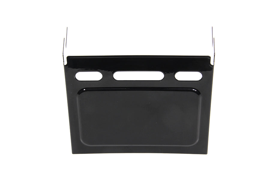 HARLEY Schwarze, geprägte Batterie-Seitenabdeckung Passend für 1991-1996 FXD, 1973-1984 FXE, 1973-1984 FXEF, 19
