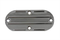 HARLEY Oval Inspektionsdeckel Chrom Gerippt Passt 1970-1984 FL, 1984-2006 FXST, 1986-2006 FLST,