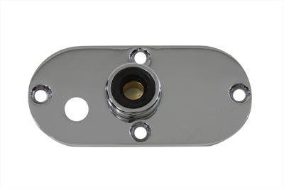 HARLEY Ovale Inspektionsabdeckung Chrom Passend für 1974-1985 FX, 1974-1985 FX,
