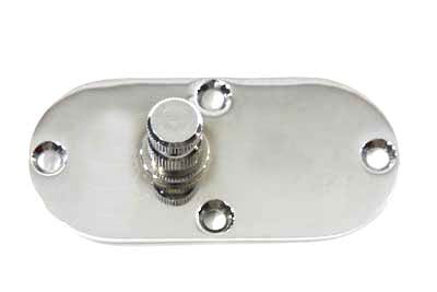 HARLEY Oval Inspektionsdeckel Chrom linke Seite Passend für 1965-1984 FL,