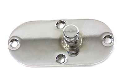 HARLEY Oval Inspektionsdeckel Chrom linke Seite Passend für 1965-1984 FL,