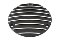 HARLEY Finned Derby-Deckel Schwarz Passend für 1971-1984 FX, 1970-1984 FL, 1984-1998 FXST, 1986-1998 FLS