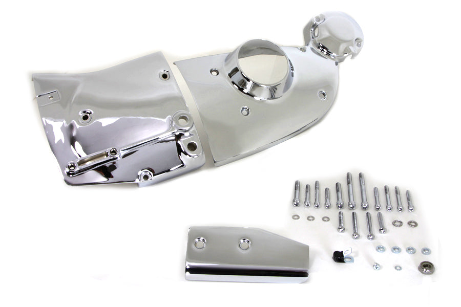 HARLEY Chrom Nockenwellen- und Ritzelabdeckungssatz passend für XL-Modelle von 1983-1990,