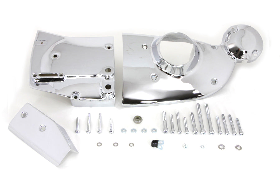 HARLEY Chrom Nockenwellen- und Ritzelabdeckungssatz passend für XL-Modelle von 1983-1990,
