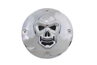 HARLEY Skull Clutch Inspection Cover Chrome fits 1994-2003 XL,
