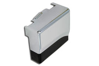 HARLEY Batterie-Abdeckung oben und seitlich, Chrom mit schwarzem Akzent, passend für 1991-2005 FXD,