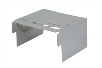 HARLEY Verchromte, geprägte Batterie-Seitenabdeckung Passend für 1991-1996 FXD, 1973-1984 FXE, 1973-1984 FXEF, 1