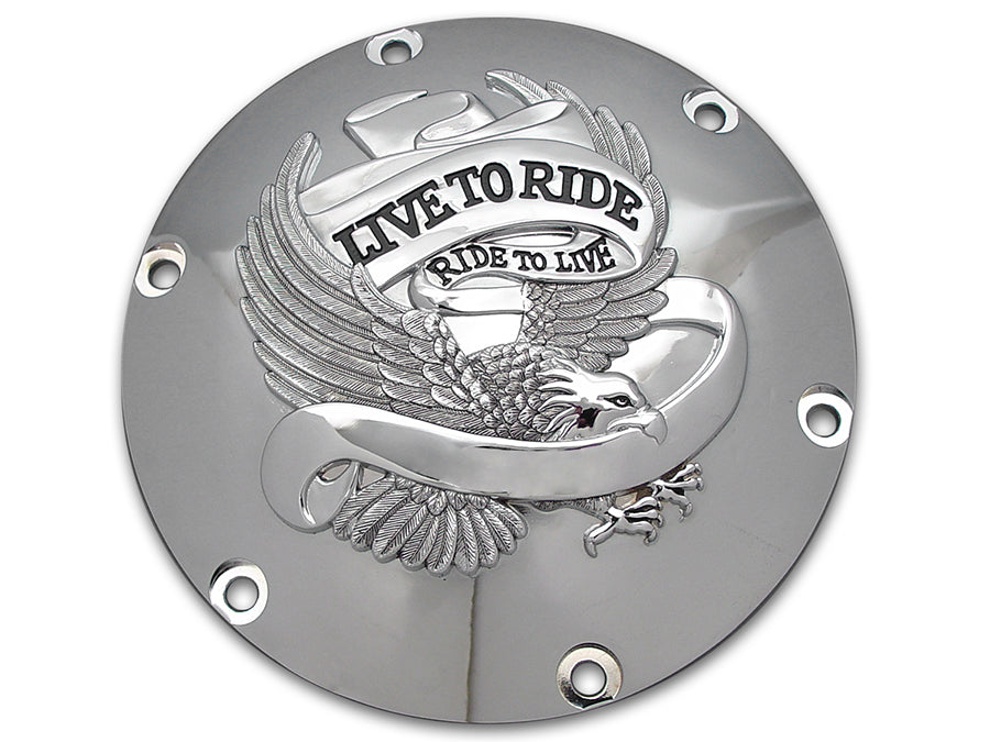 HARLEY Eagle Spirit Derby Cover Chrom Passend für XL ab 2004,