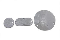 HARLEY Flammenabdeckungssatz Chrom Passend für 1970-1984 FL, 1971-1984 FX, 1984-1998 FXST, 1986-1998 FLST,