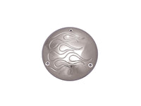 HARLEY Chrome Flammen Derby Cover Passend für 1970-1984 FL, 1971-1984 FX, 1984-1998 FXST, 1986-1998 FLS