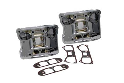 HARLEY Chrom-Ventildeckel-Set Passend für 1984-1991 FXST, 1984-1991 FLT, 1984-1991 FXR, 1986-199