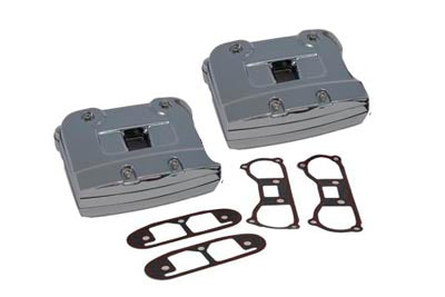 HARLEY Chrom-Ventildeckel-Set Passend für 1984-1991 FXST, 1984-1991 FLT, 1984-1991 FXR, 1986-199