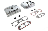 HARLEY Chrom Rocker Box Cover Set Passend für 1992-1999 FXST, 1992-1999 FLST, 1992-1999 FLT, 1992-19
