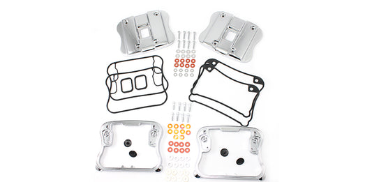 HARLEY Top Rocker Box Cover and D-Ring Kit Chrome Fits 1986-2003 XL,