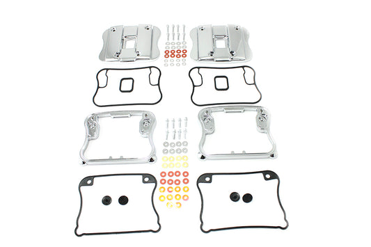 HARLEY Top Rocker Box Cover and D-Ring Kit Chrome Fits 1986-2003 XL,