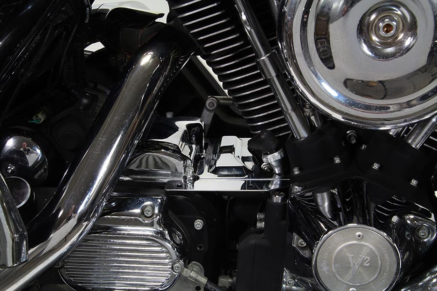 HARLEY Verchromter Ölpumpendeckel oben Passend für 1993–1995 FLT, 1993–1998 FLHR,