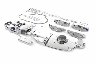 HARLEY Chrom Motor Abdeck-Kit Passend für 1986-1990 XL,
