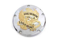 HARLEY 5-Loch Derby Cover Gold Inlay Passend für 1999-2018 FXST,   1999-2015 FLT,   1999-2018 FLST,   1999-