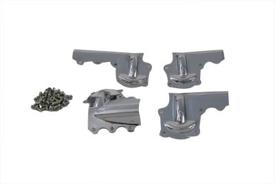 HARLEY Replica Rocker Arm Cover Set Chrome fits 1938-1940 EL,   1941-1947 FL,