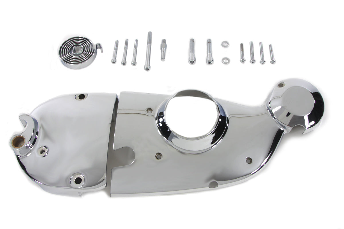 HARLEY Chrom Nocken- und Ritzelabdeckungssatz passend für XL-Modelle von 1971–1976,