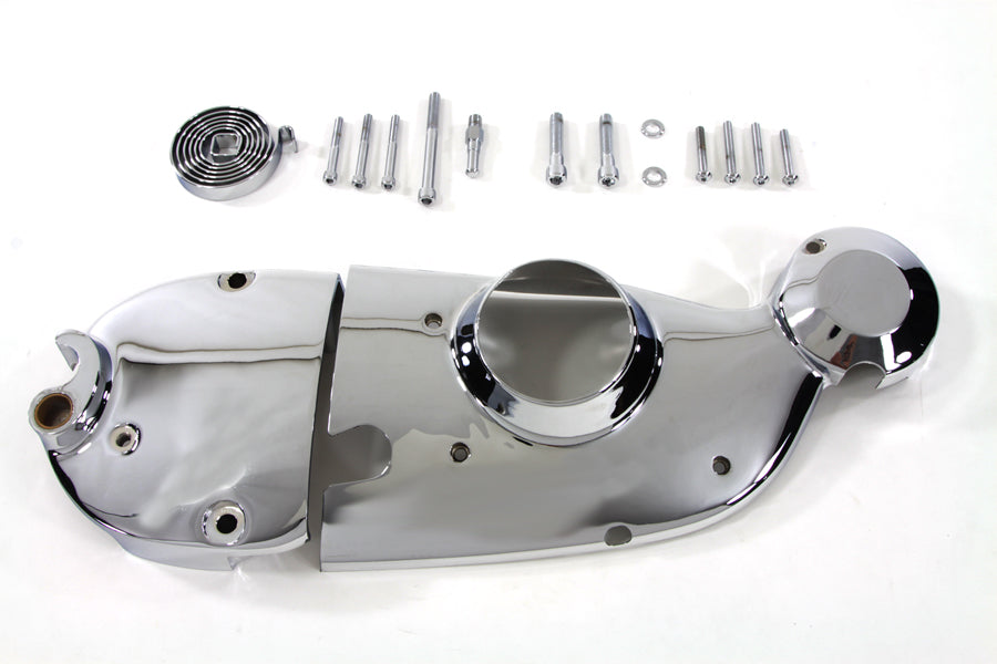 HARLEY Chrom Nocken- und Ritzelabdeckungssatz passend für XL-Modelle von 1971–1976,