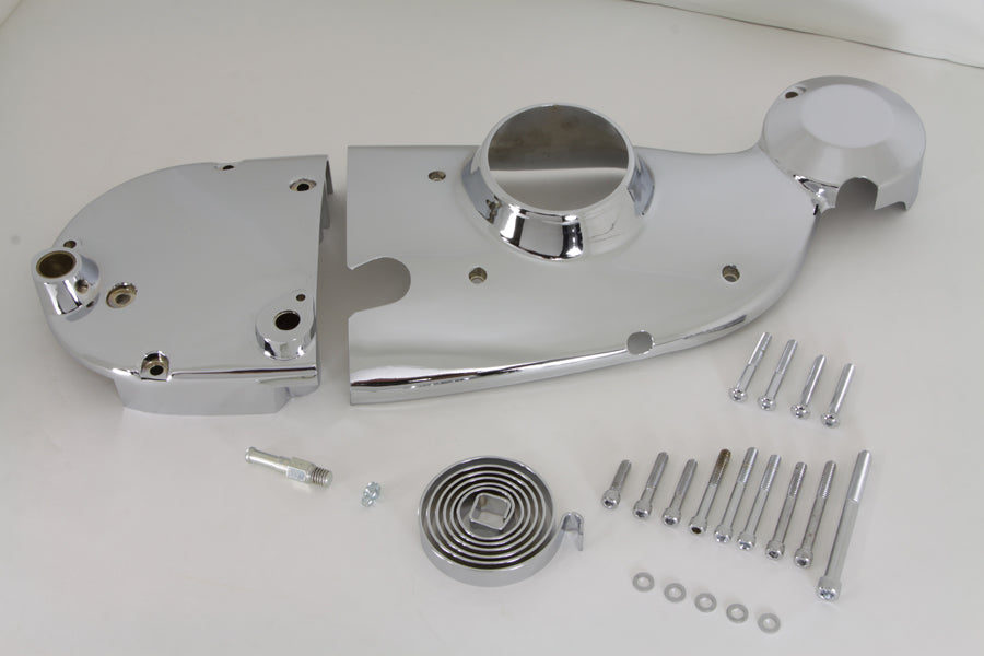 HARLEY Chrom Nockenwellen- und Ritzelabdeckungs-Kit passend für 1977–1978 XL,