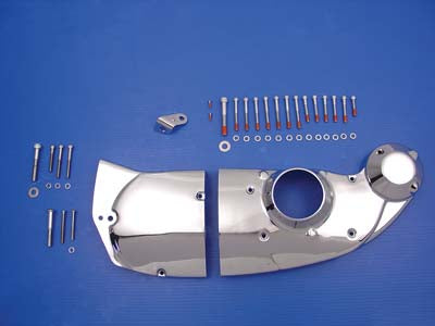 HARLEY Chrome Nockenwellen- und Ritzelabdeckungssatz passend für XL ab 2004,