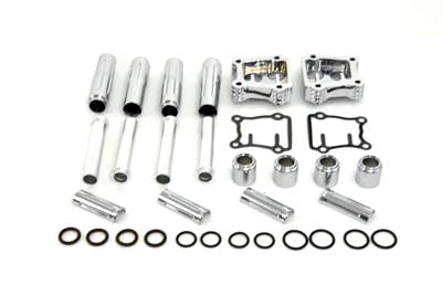 HARLEY Stößelstangen-Abdeckung und Stößelgehäuse-Kit Passend für 1999-UP FXST, 1999-UP FLST, 1999-2017 FXD, 1999-