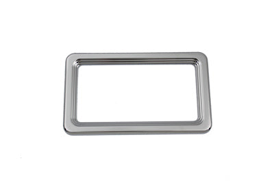 HARLEY Kennzeichenrahmen Chrom Billet Passend für 0- Custom, Anwendung für 4-1/4 x 7-1/4" Kennzeichen