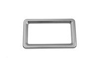 HARLEY Kennzeichenrahmen Chrom Billet Passend für 0- Custom, Anwendung für 4-1/4 x 7-1/4" Kennzeichen