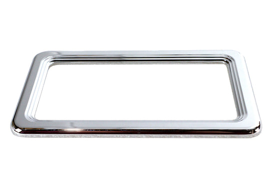 HARLEY License Plate Frame Chrome Billet Fits 0-  Custom, application for 4-1/4 x 7-1/4" license pla