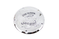 HARLEY Eagle Spirit Derby Cover Chrom Passend für 1999-2018 FXST, 1999-2018 FLST, 1999-2015 FLT, 199
