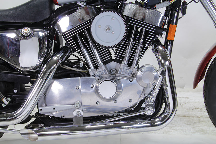 HARLEY Smooth Chrome Ignition System Cover with Hidden Screws fits 1970-1984 FL,   1971-1984 FX,   1984-1998 FXST,   1986-1998 FLST,   1982-1994 FXR,