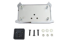 HARLEY Nummernschildrahmen Spaten-Stil Chrom Billet Passend für 0- Custom, Anwendung für 4-3/4 x 8" Nummernschilder
