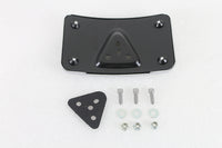 HARLEY Kennzeichenhalter gebogen Liegend verchromtes Billet passend für 1973-1984 FX, 1973-1984 FL,