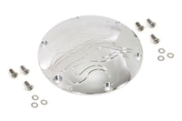 HARLEY Flame Derby-Deckel Chrom Passt 2004-UP XL,