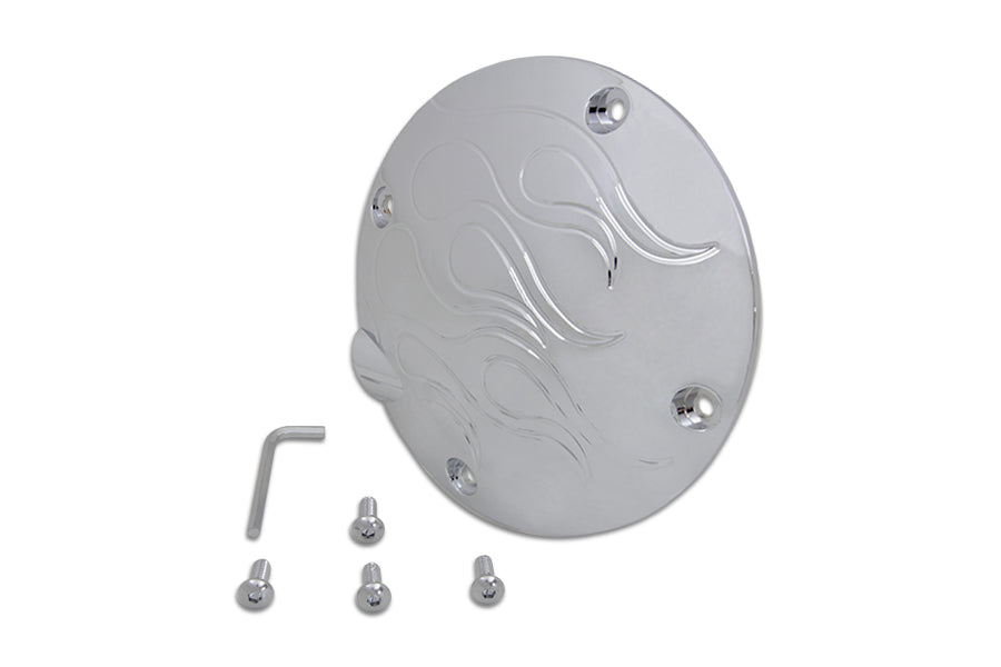 HARLEY Flammen-Kupplungsdeckel Chrom Passend für 1994-2003 XL,