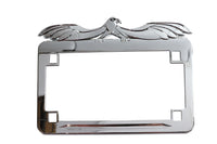 HARLEY-Kennzeichenhalter, fliegender Adler-Stil, Chrom, passt für 0- individuell, für 4 x 7" Kennzeichen