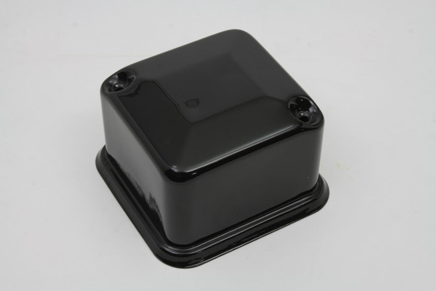 HARLEY Schwarze mechanische 6-Volt-Reglerabdeckung Passend für 1957–1964 XLH, 1947–1963 FL, 1952–1956 KH,