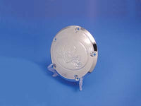 HARLEY Skull Derby Cover Chrome fits 1999-2018 FXST,   1999-2018 FLST,   1999-2015 FLT,   1999-2017 FXD,